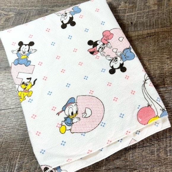 Disney Other Vintage 984 Disney Babies Receiving Blanket Mickey